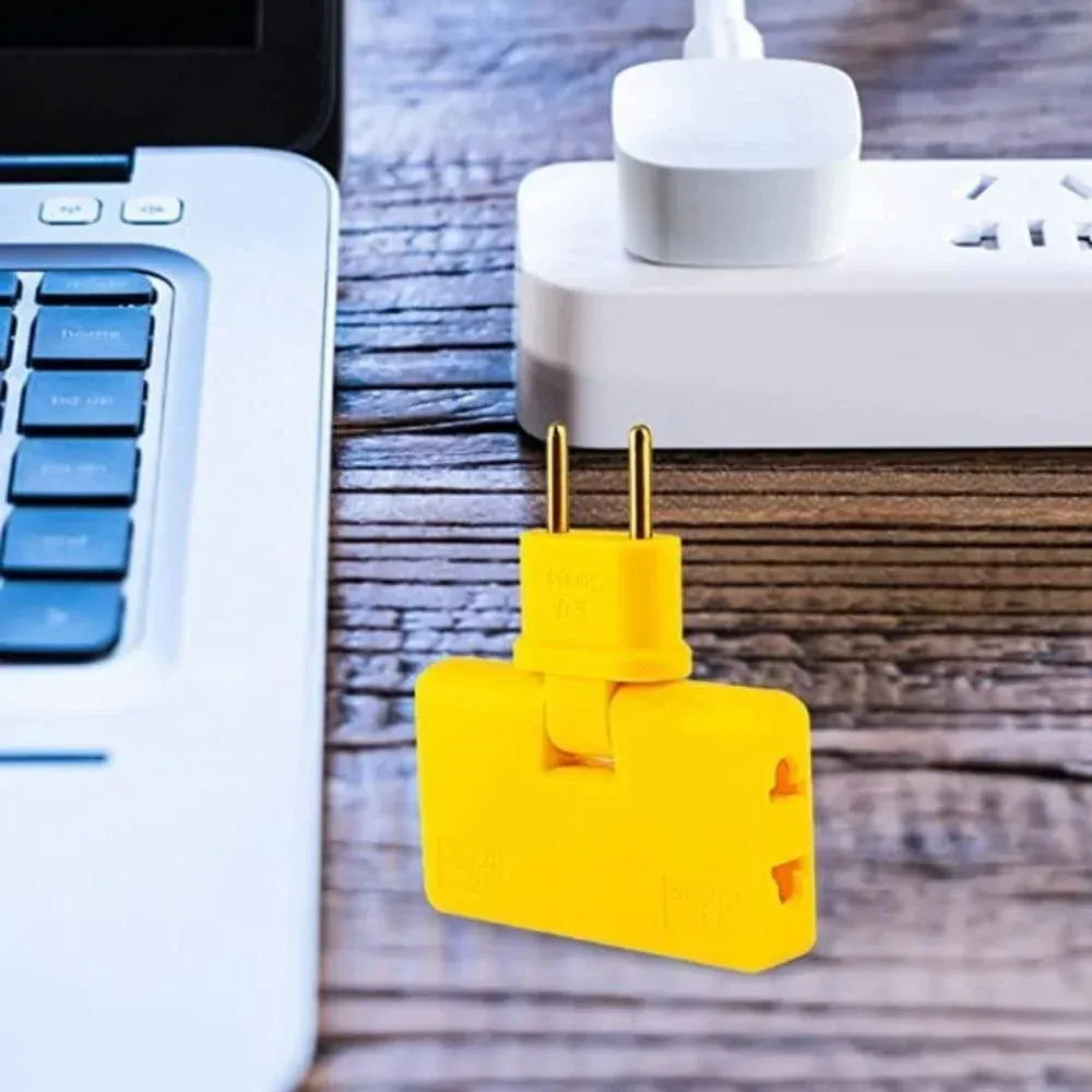 3-in-1 rotating eu plug