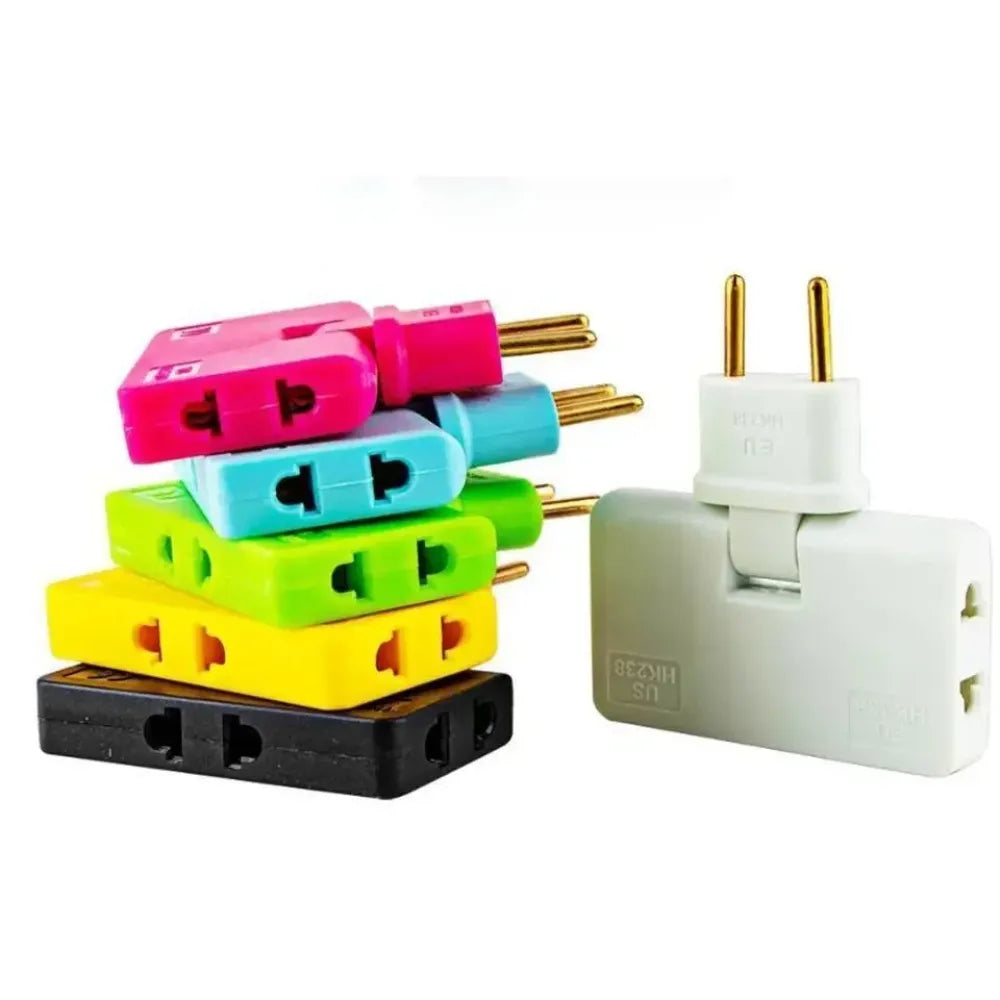 3-in-1 rotating eu plug