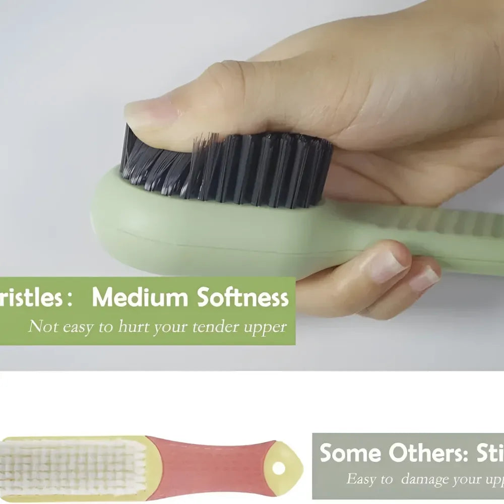 3-in-1 shoe care brush