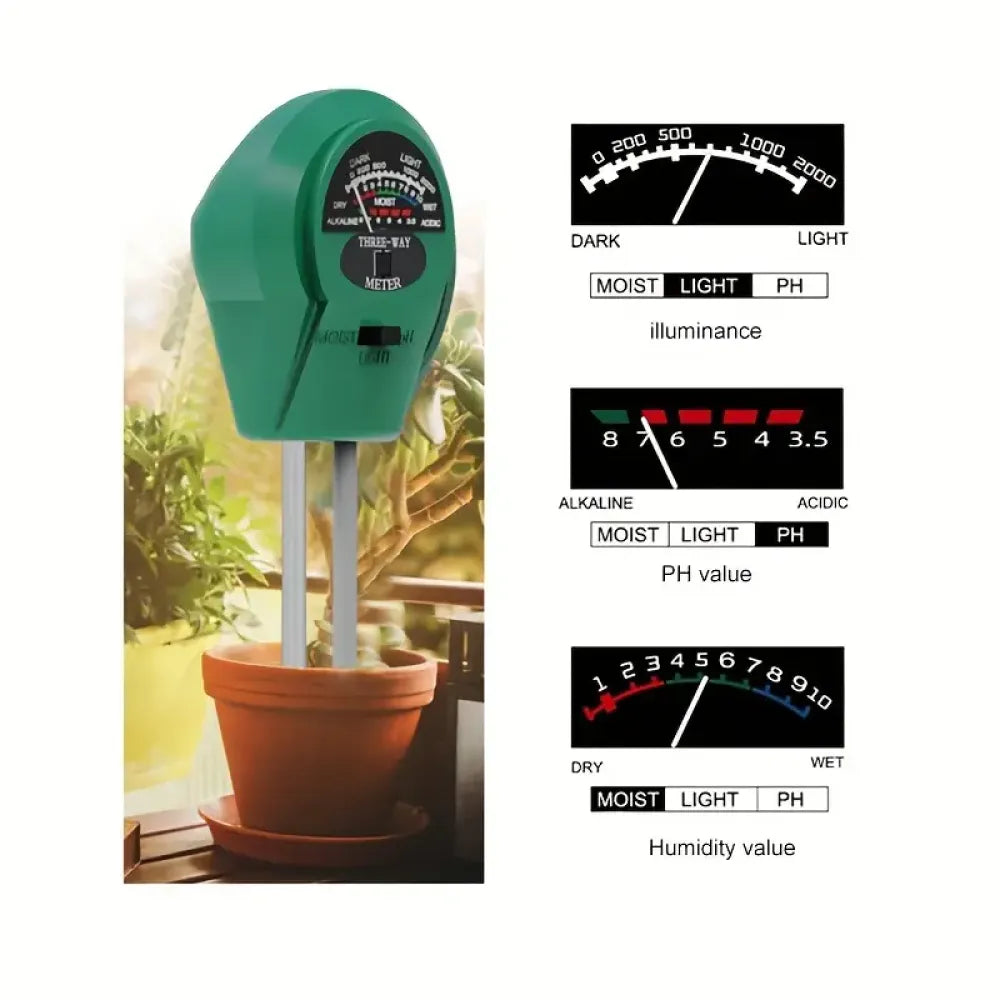3-in-1 soil tester