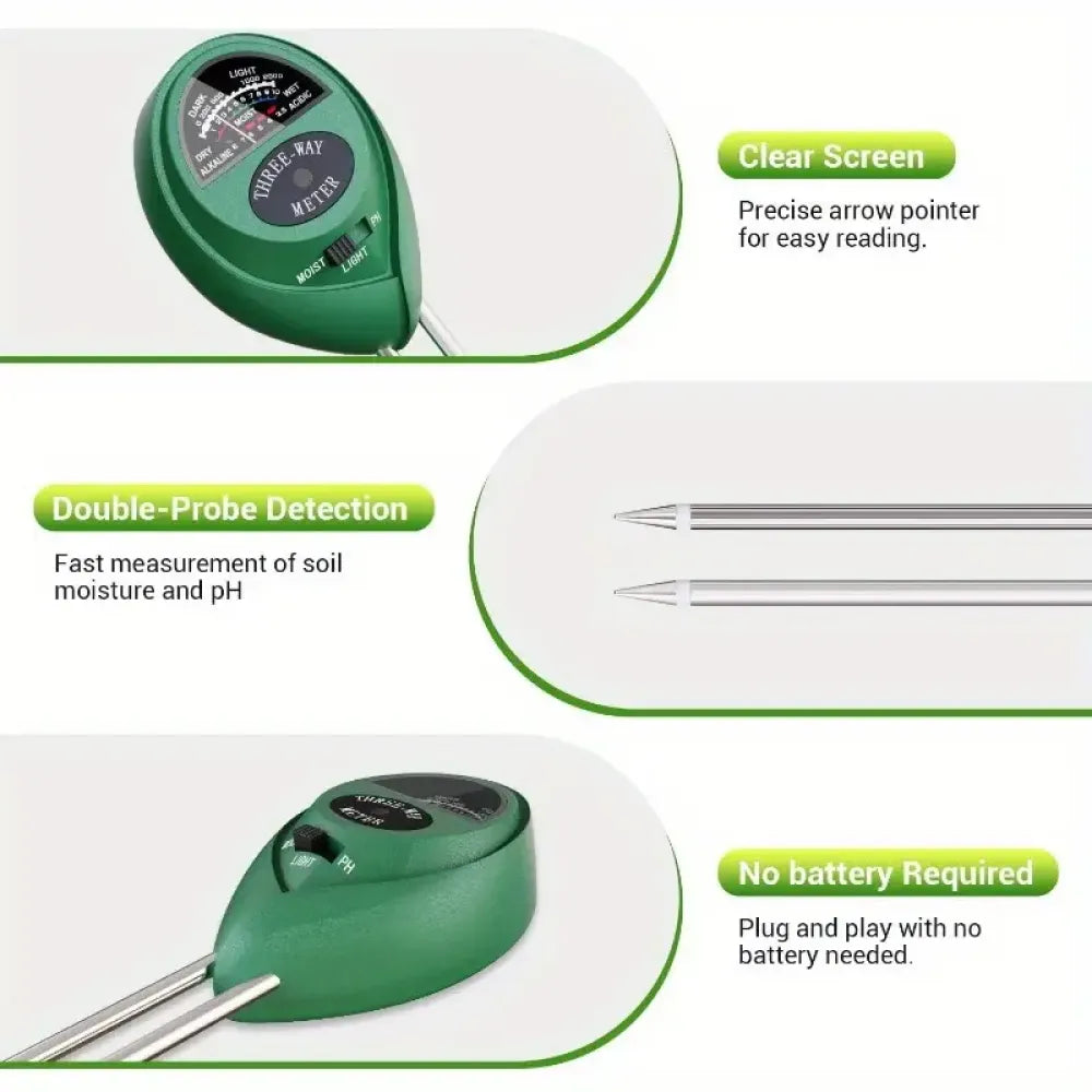 3-in-1 soil tester
