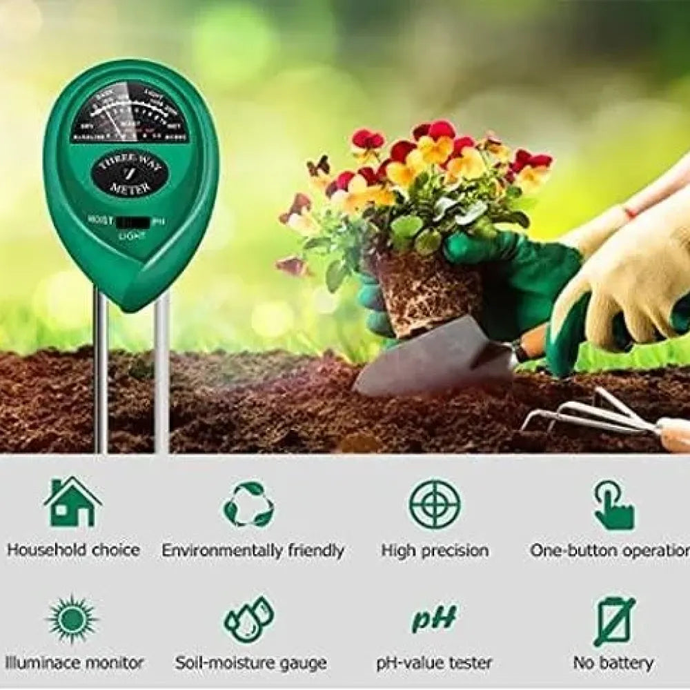 3-in-1 soil tester