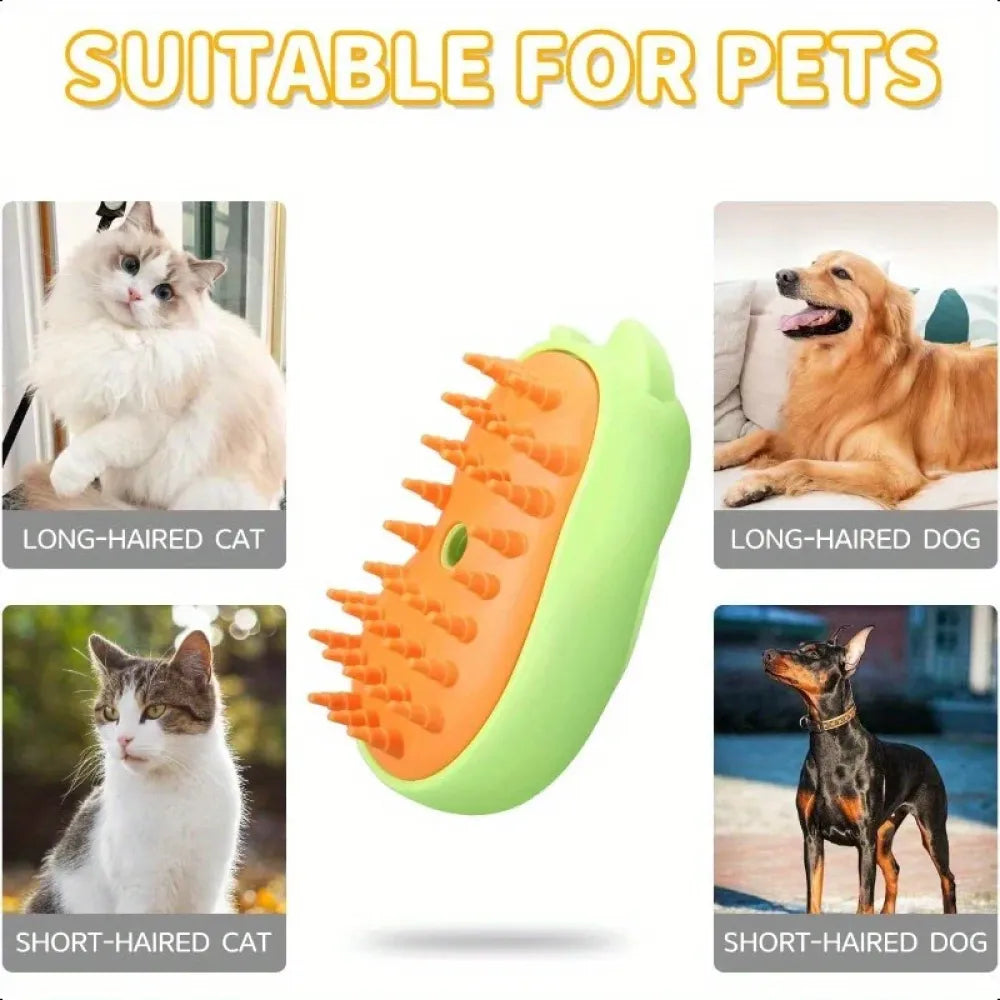 3-in-1 steam cat brush - home improvement