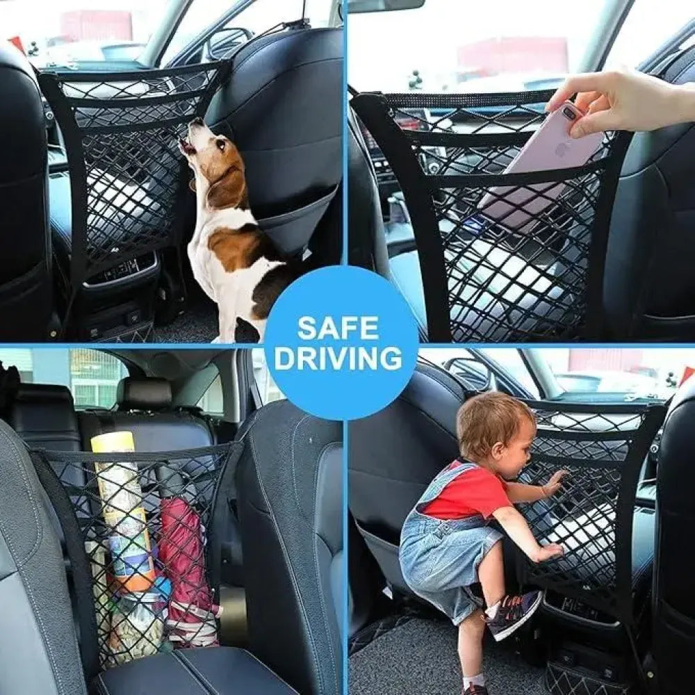 3-layer car mesh organizer