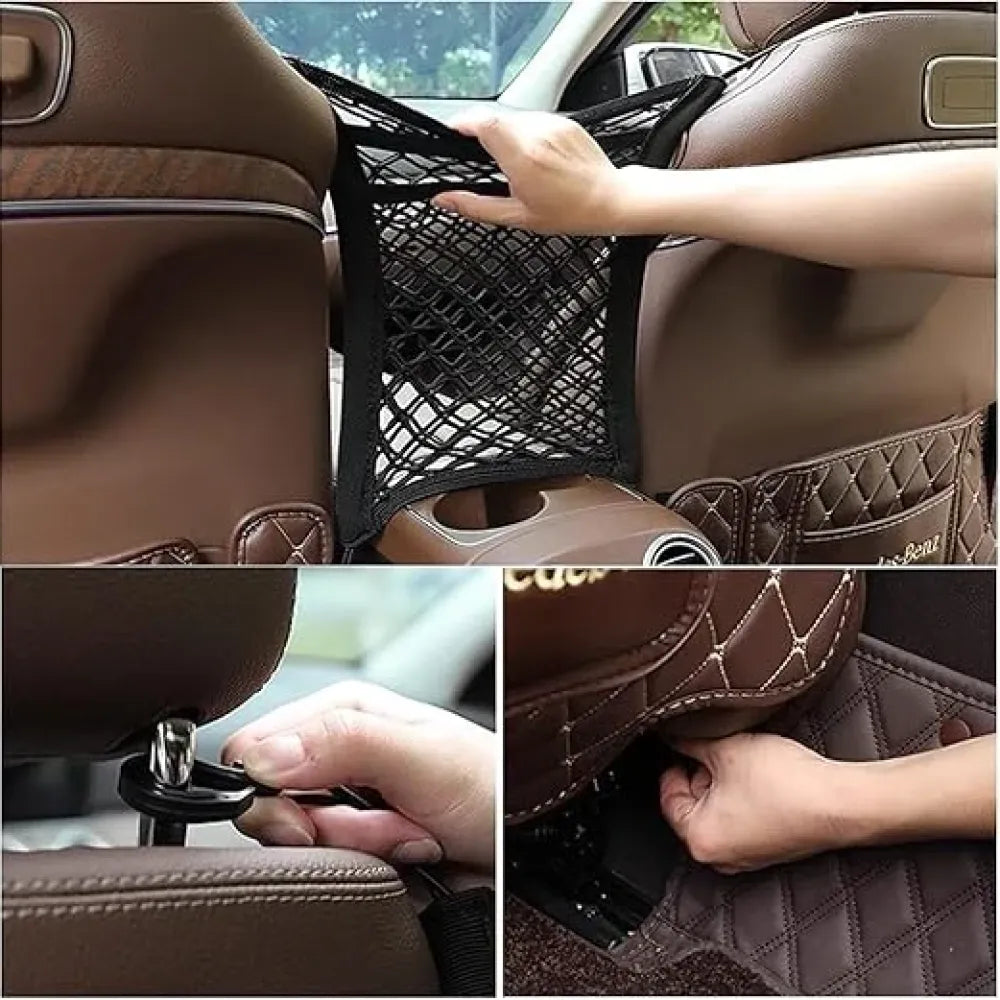 3-layer car mesh organizer
