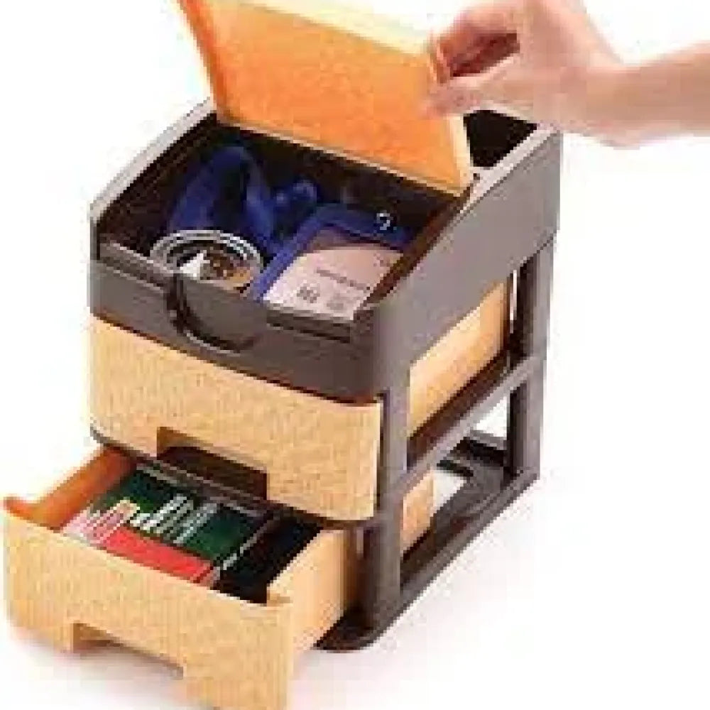 3-layer mini drawer organizer - home improvement