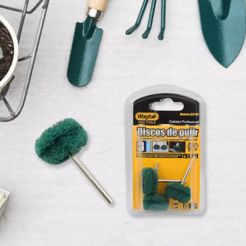 3-piece polishing wheel set - home improvement