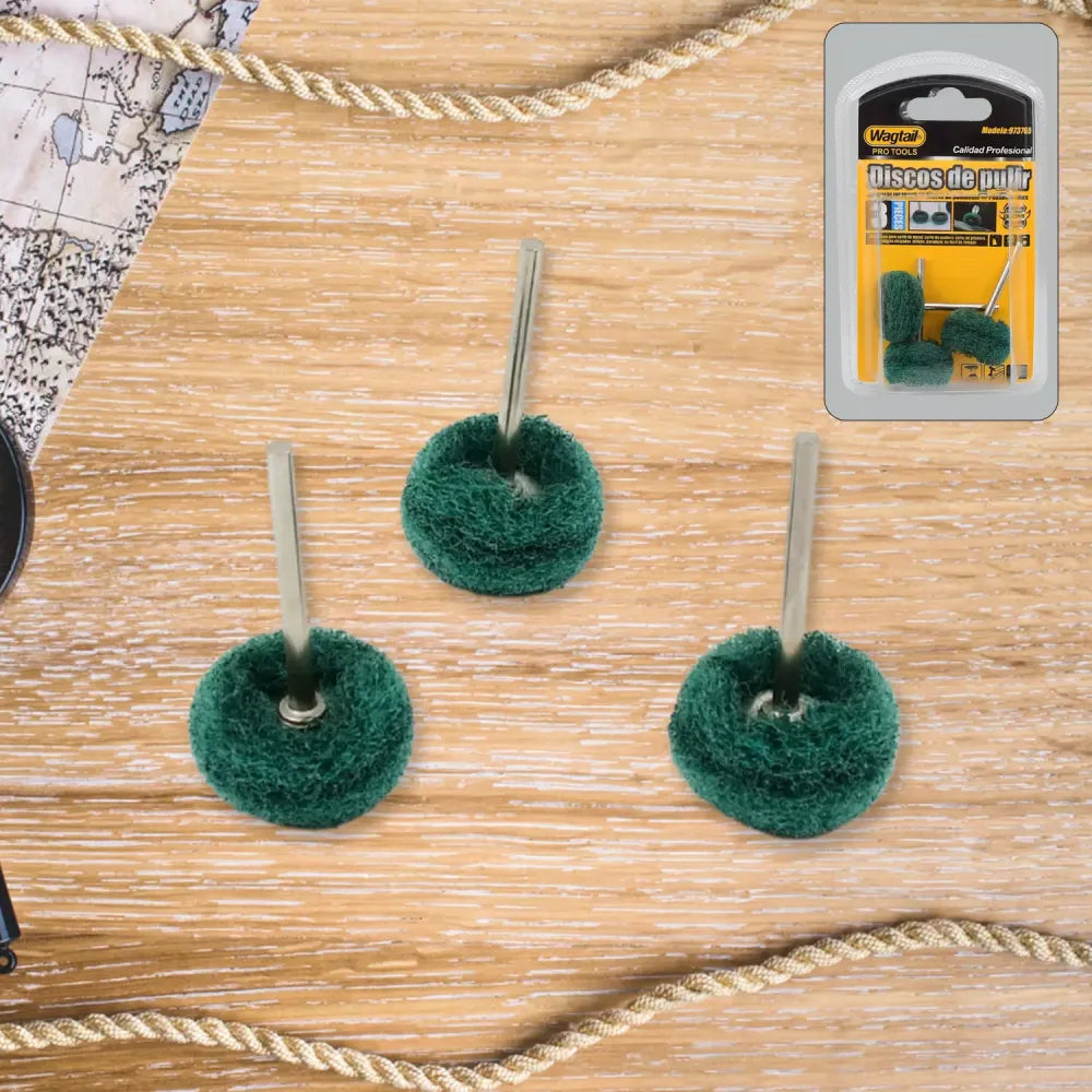 3-piece polishing wheel set - home improvement