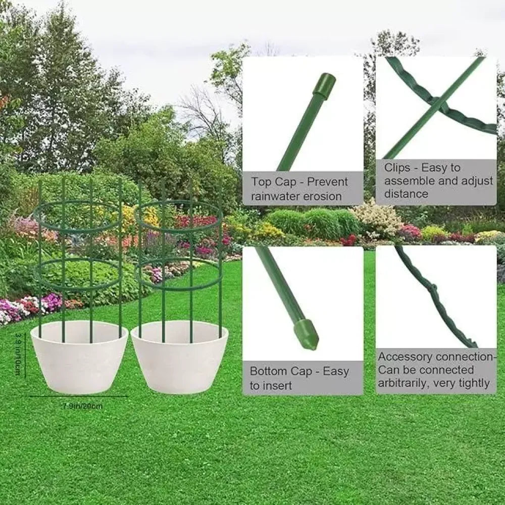 3-tier heavy duty plant cage - home essentials