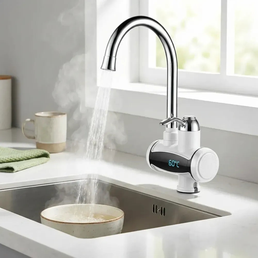 3000w led instant water heater tap
