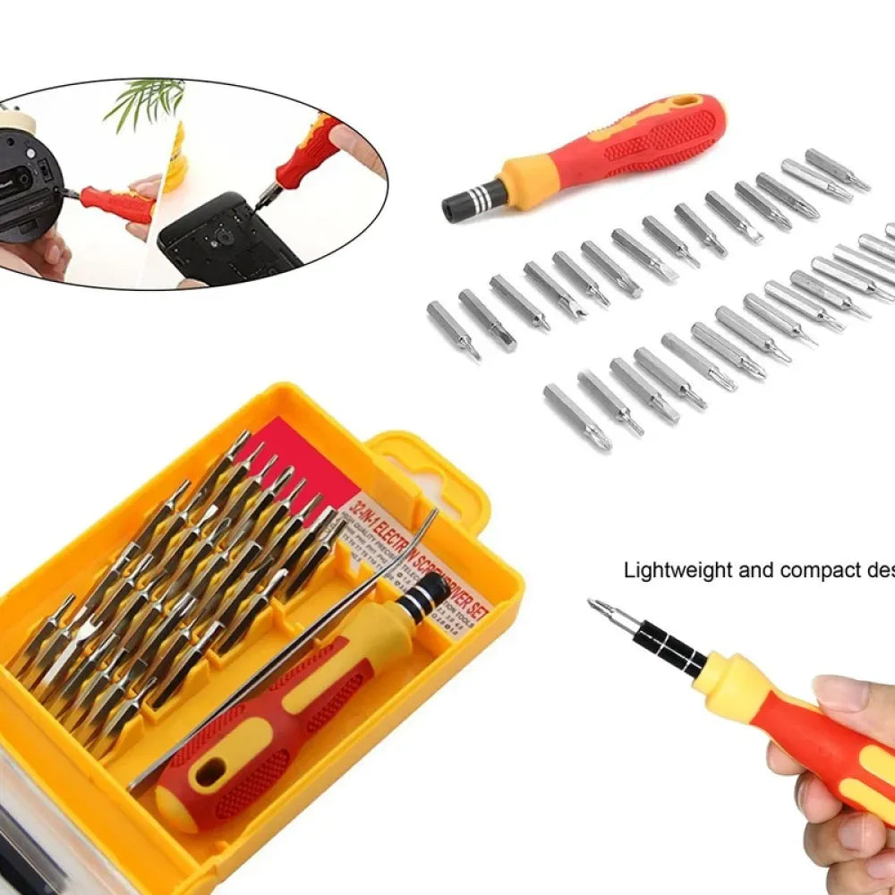 32-in-1 precision screwdriver set - hardware
