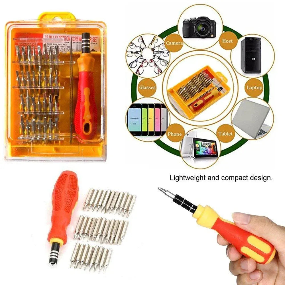 32-in-1 precision screwdriver set - hardware