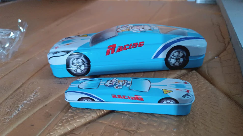 Car-Shaped Metal Pencil Box
