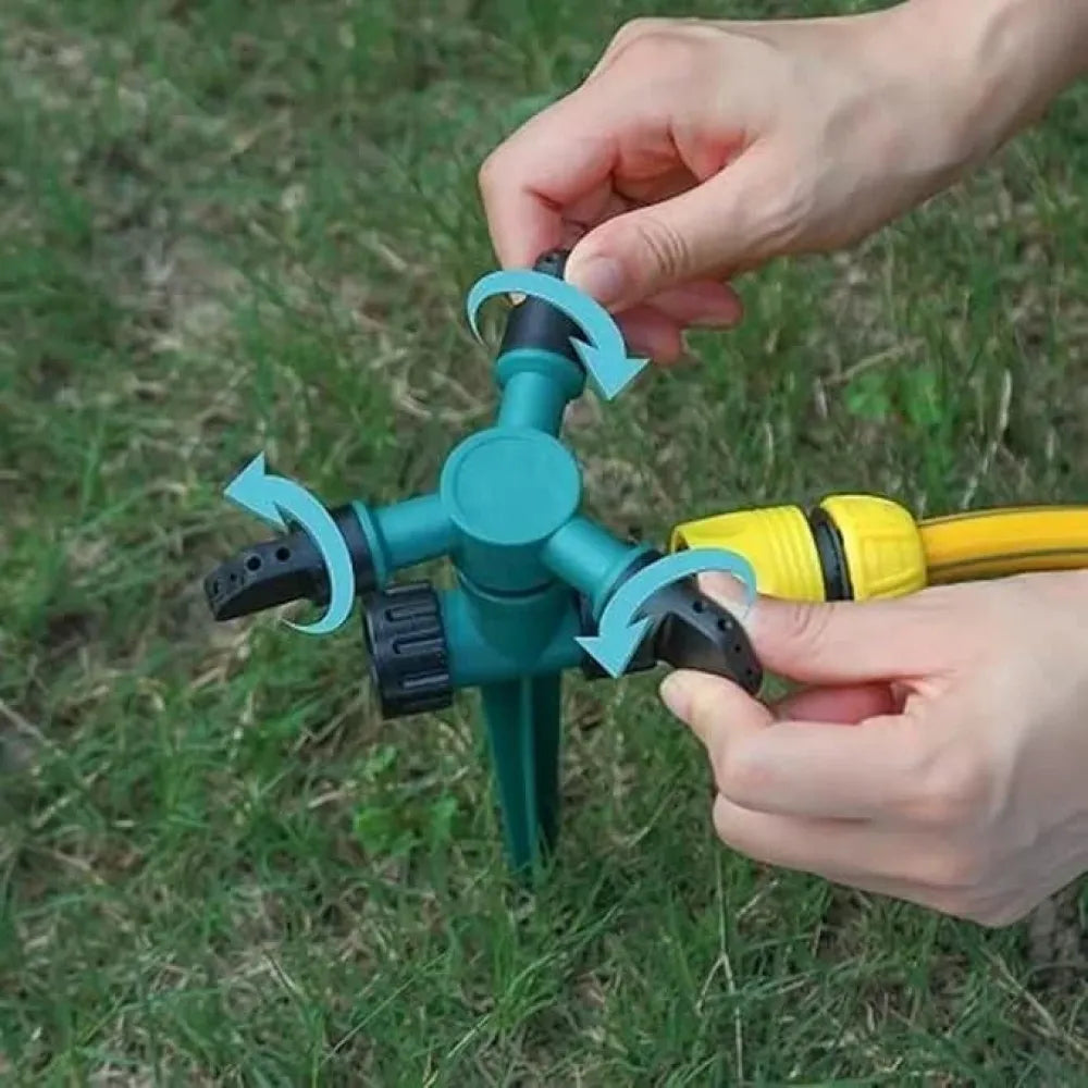 360° rotating lawn sprinklers