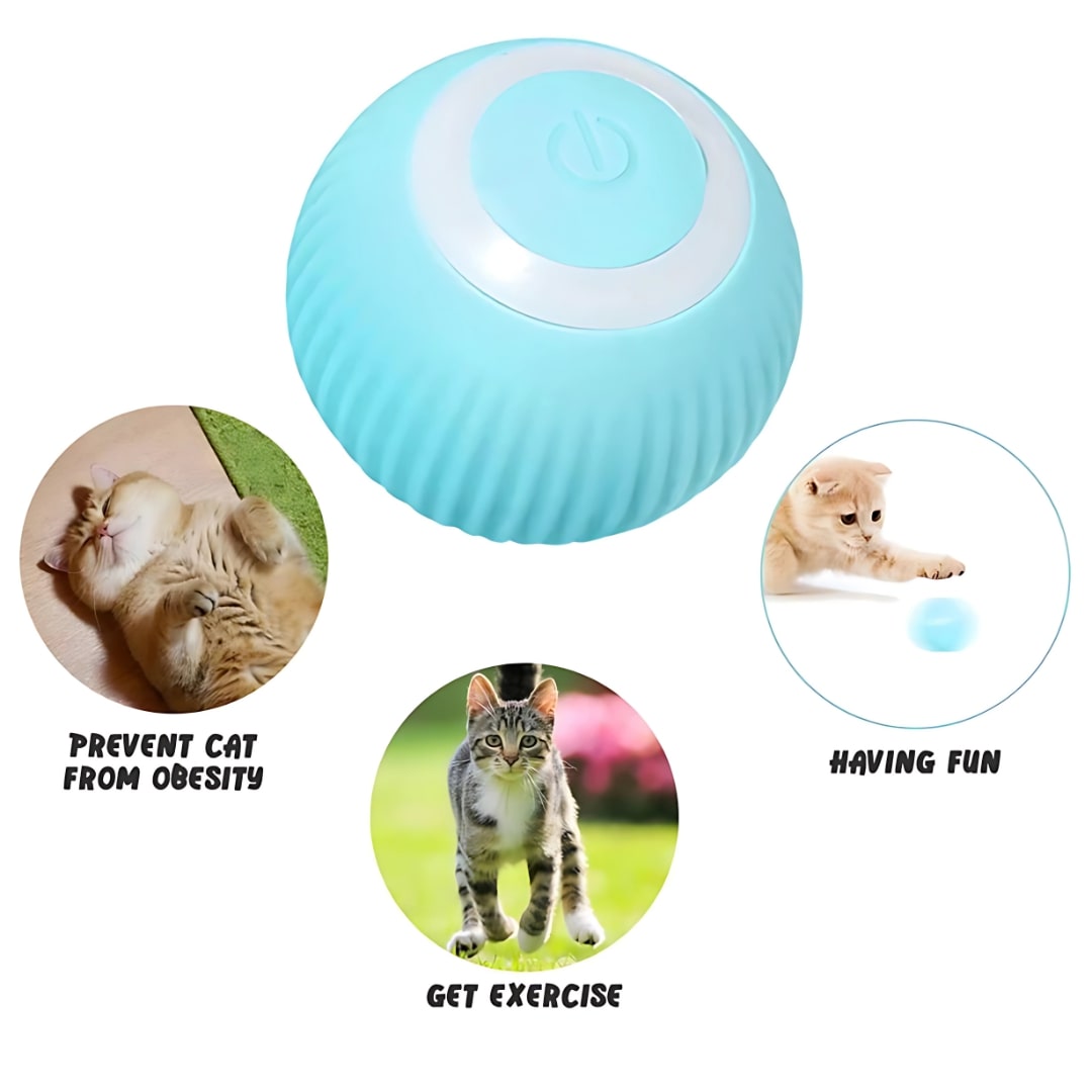 Smart LED Cat Toy Ball