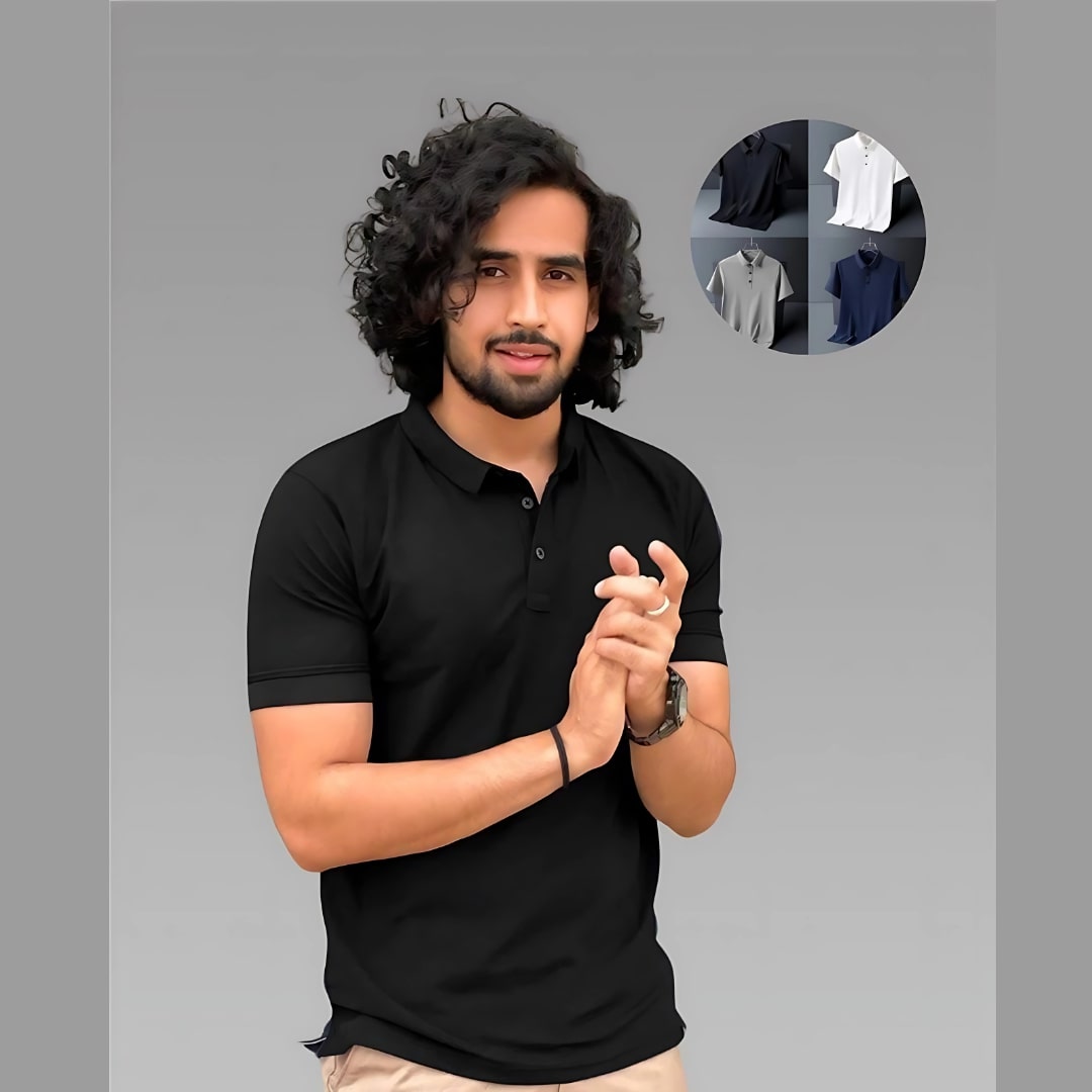 Men's Polo T-Shirt (Pack Of 4)