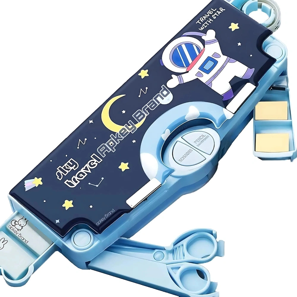 Space-Themed Magnetic Pencil Box