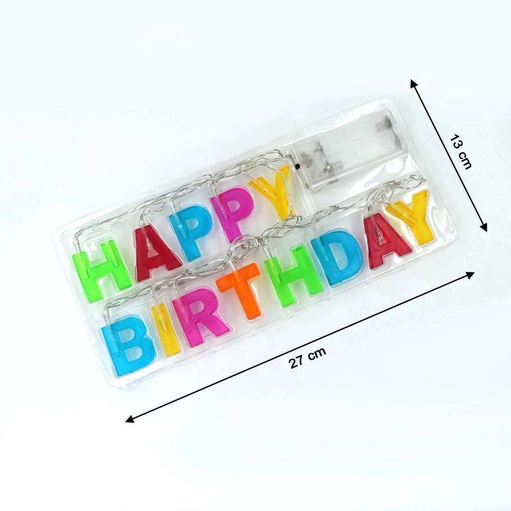 Happy Birthday LED Letter Lights