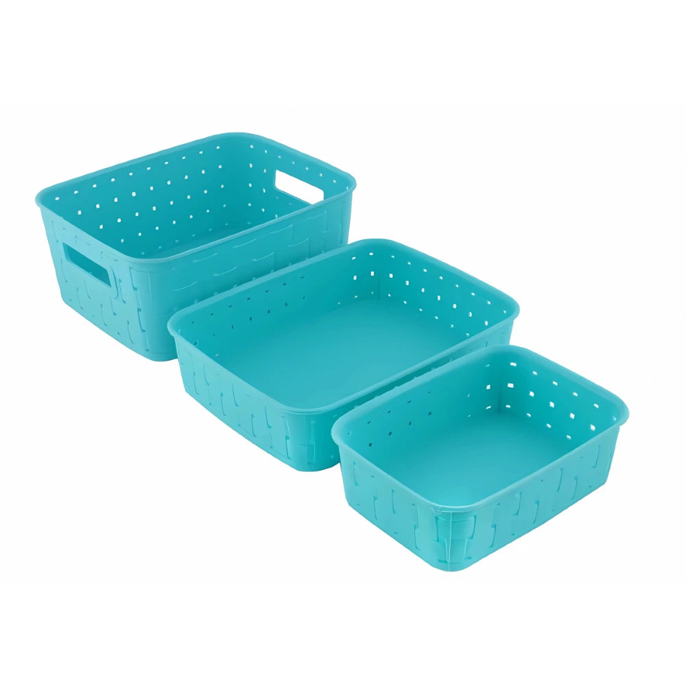 Sky Blue Storage Baskets