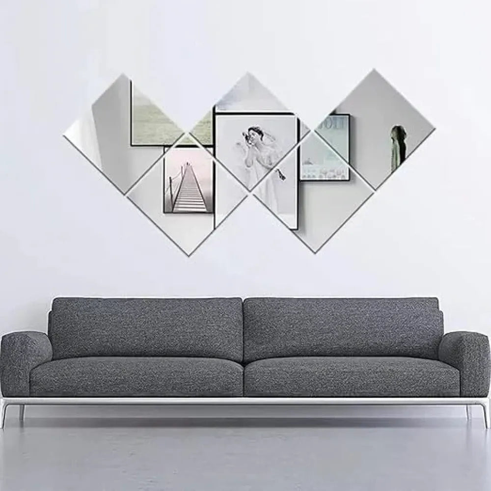 3d acrylic mirror wall sticker