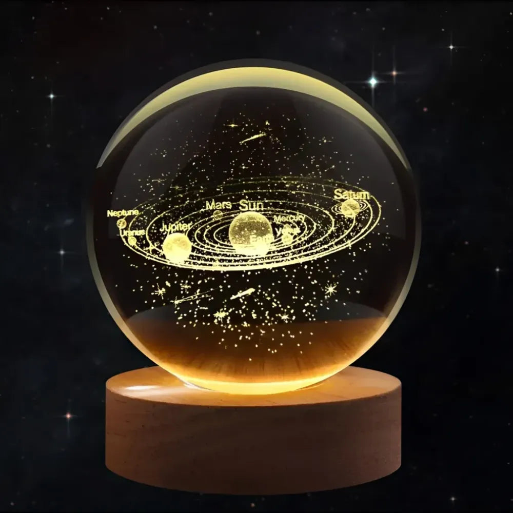 3d crystal lamp ball (assorted design)