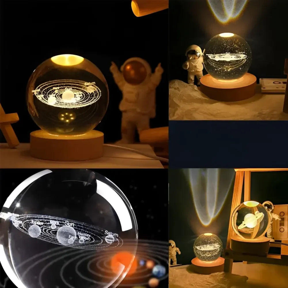 3d crystal lamp ball (assorted design)