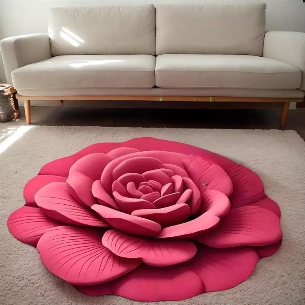 3d flower bath mats - home essentials