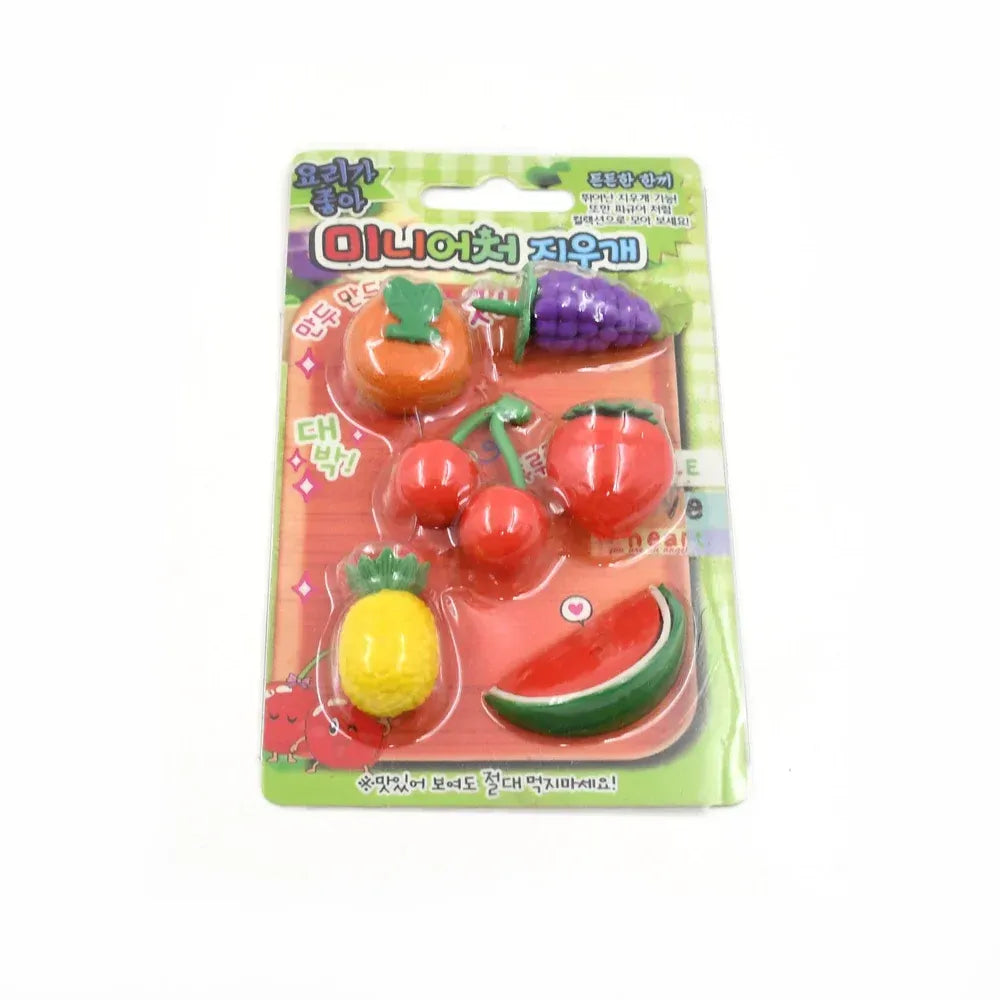 3d fun shape erasers - office