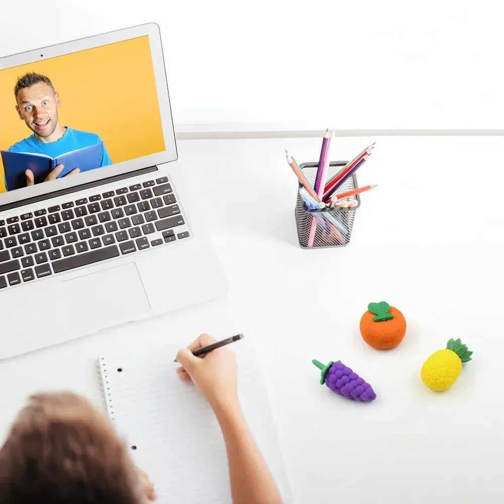 3d fun shape erasers - office