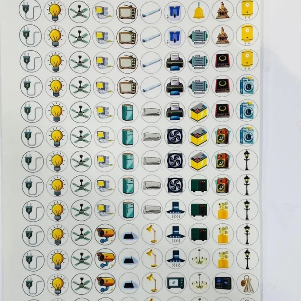 3d premium switch stickers – 149 pcs