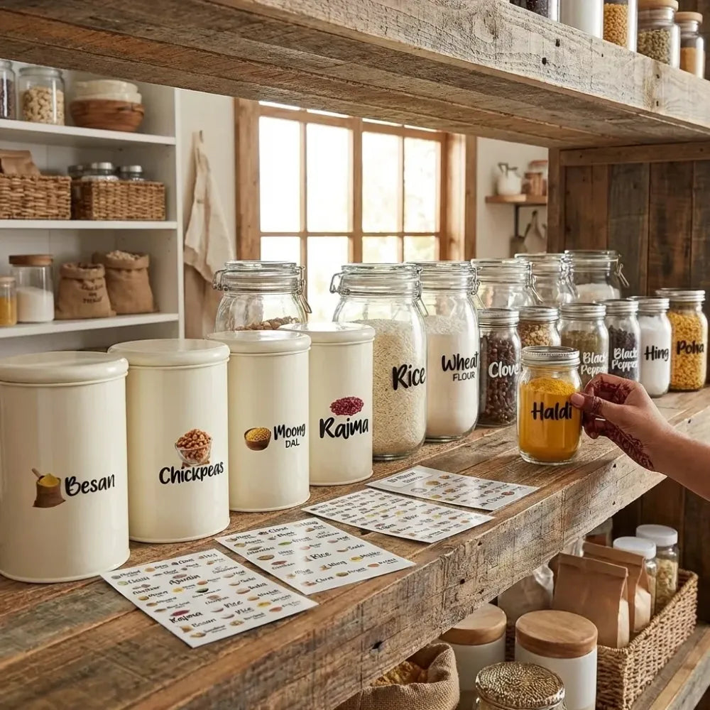 3d spice jar stickers