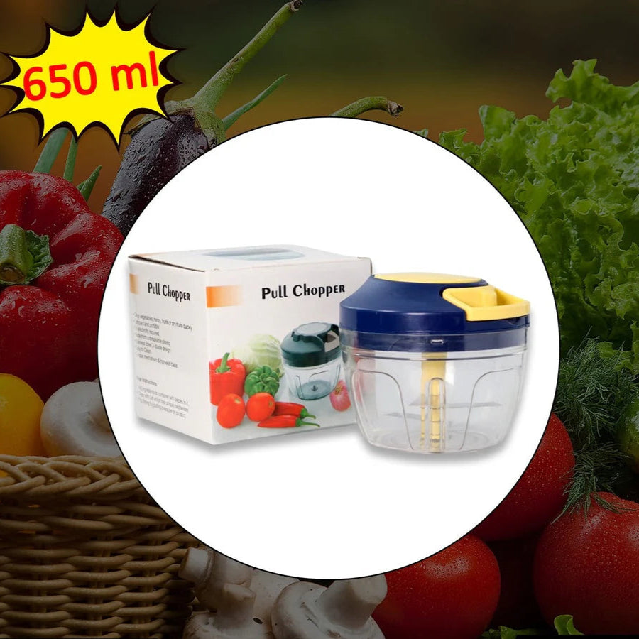 4-Blade Manual Chopper – 650ml