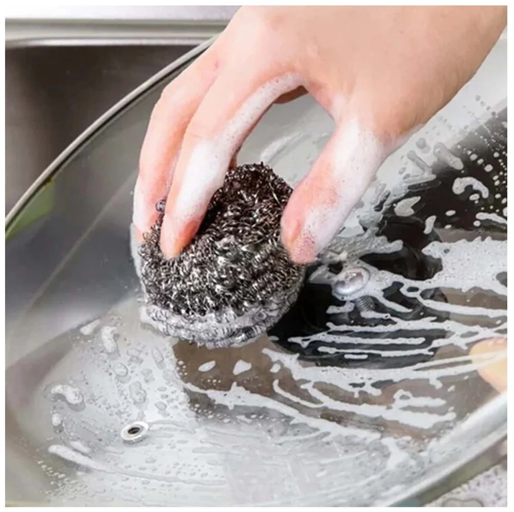 Heavy-Duty Steel Scrubber