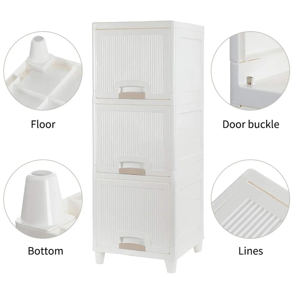 3-Tier Foldable Storage Drawers