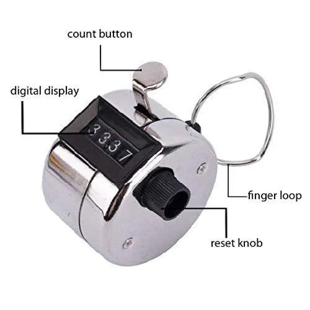 4-digit mechanical tally counter - home improvement