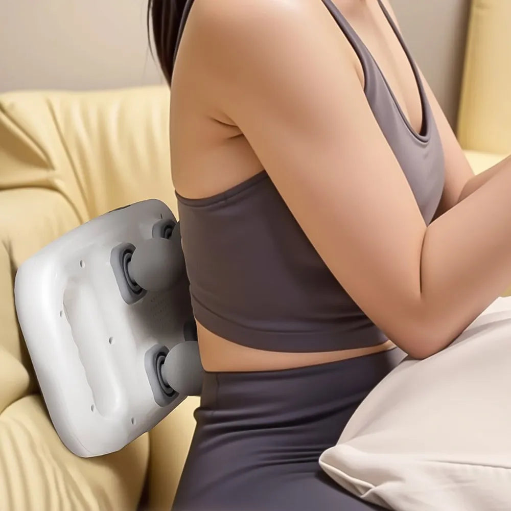 4-head deep tissue massage gun - health & beauty