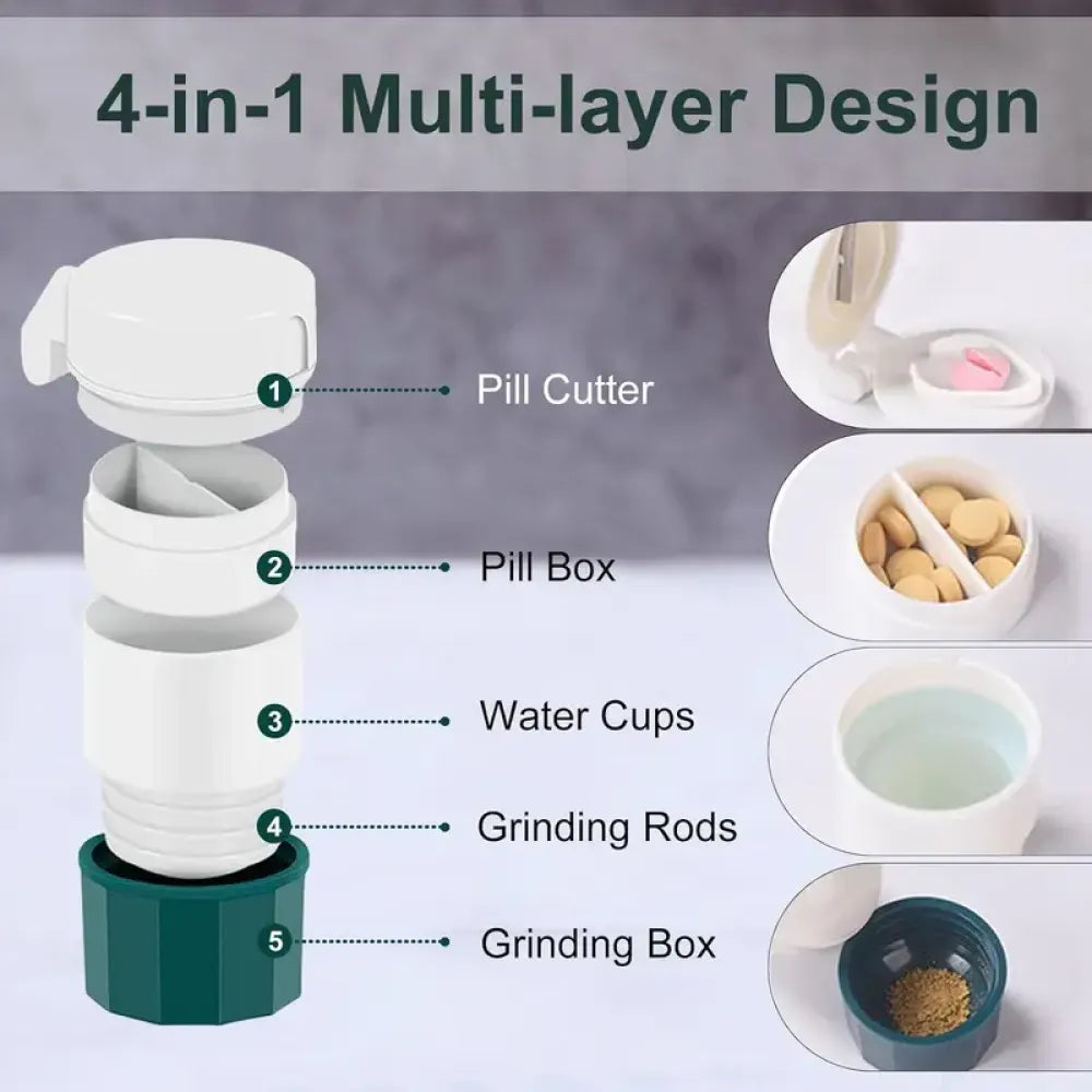 4-in-1 pill crusher grinder - home improvement