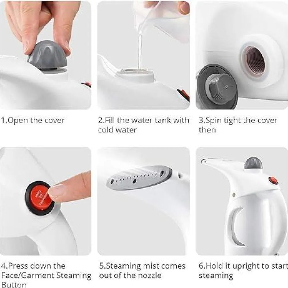 4 in 1 steamer iron & beauty facial