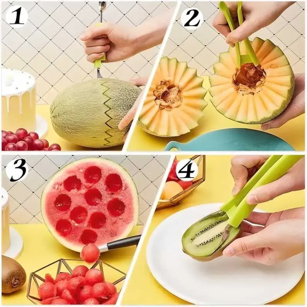 4 in 1 watermelon cutter set
