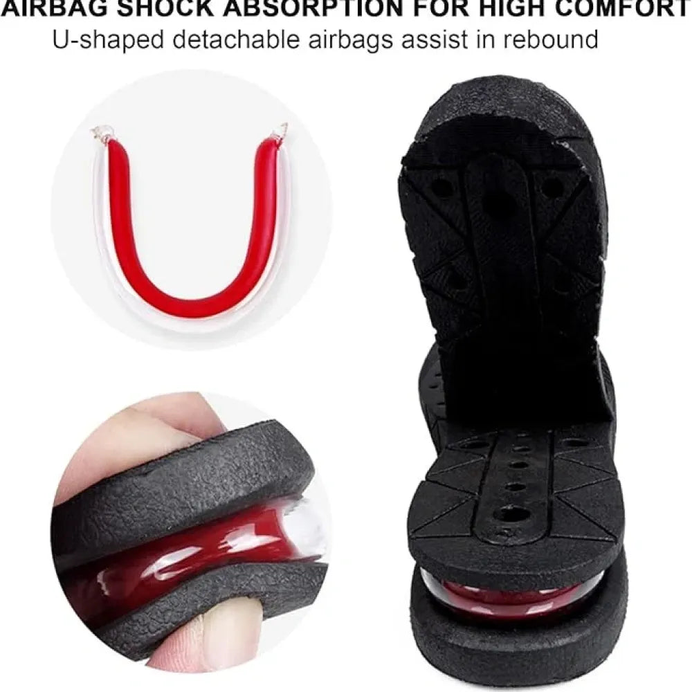 4-layer adjustable height insole