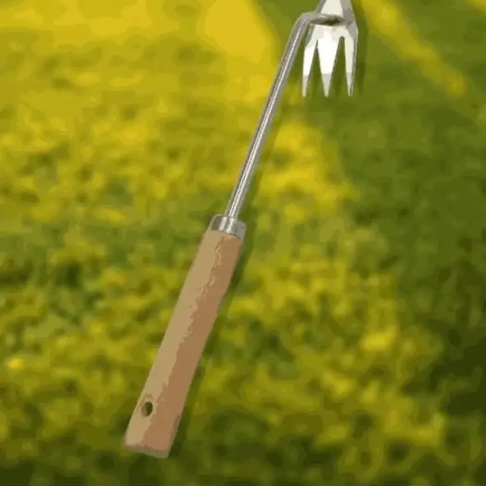 4-prong metal weed puller