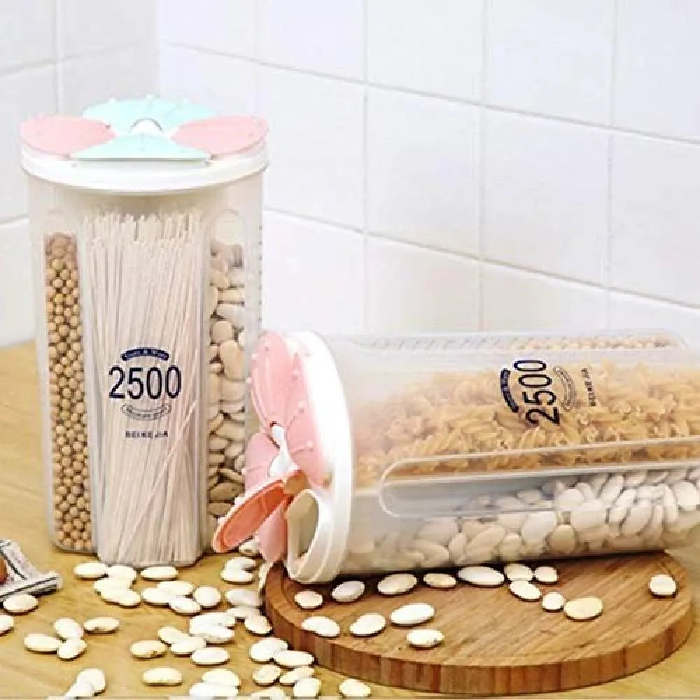 4-section airtight food container - kitchen tool