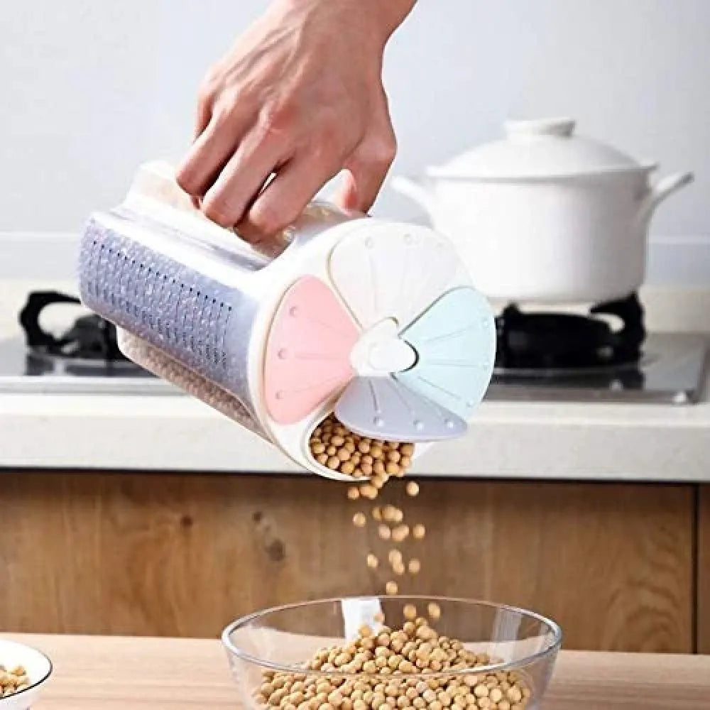 4-section airtight food container - kitchen tool