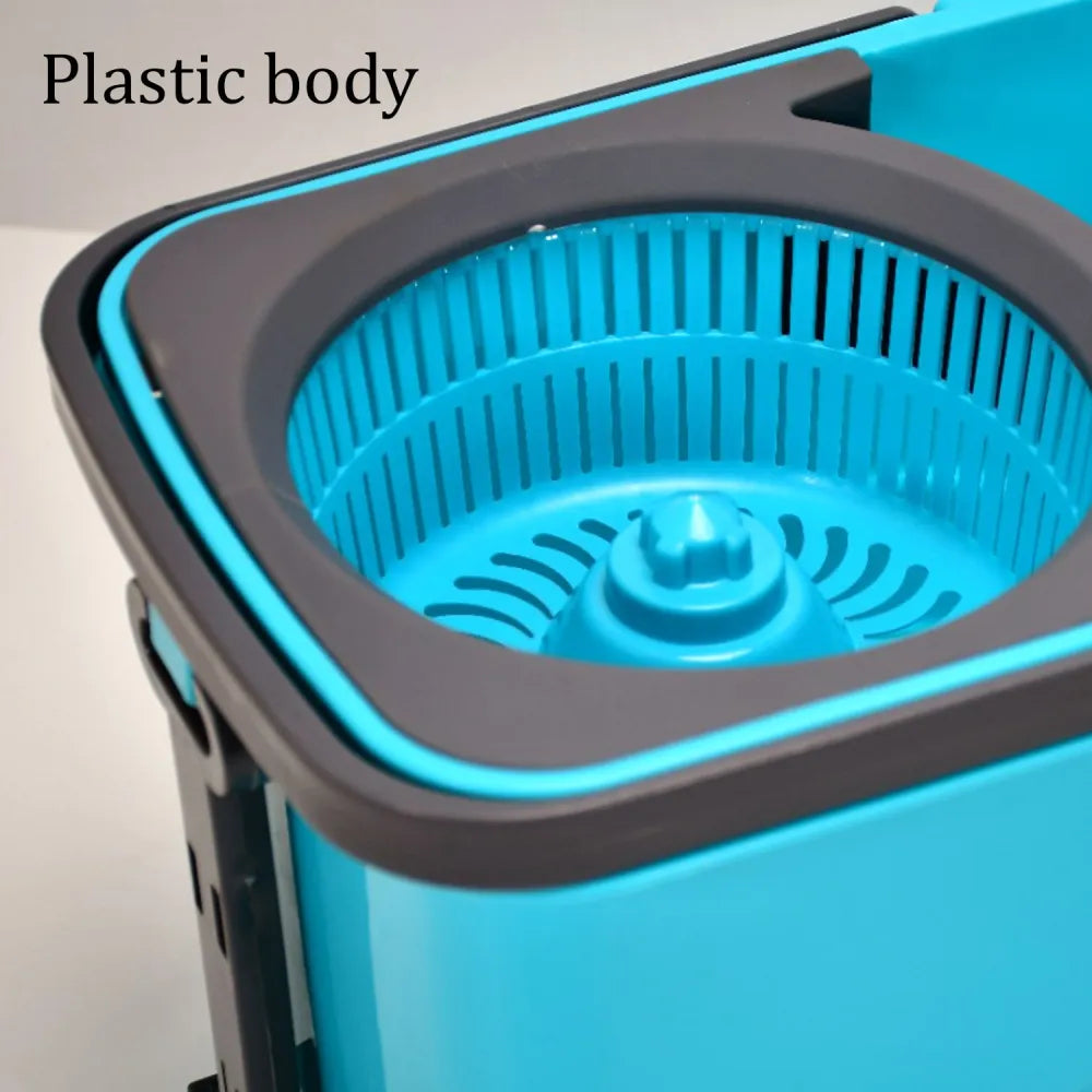 4028 quick spin mop plastic bucket floor cleaning easy wheels big with - home improvement