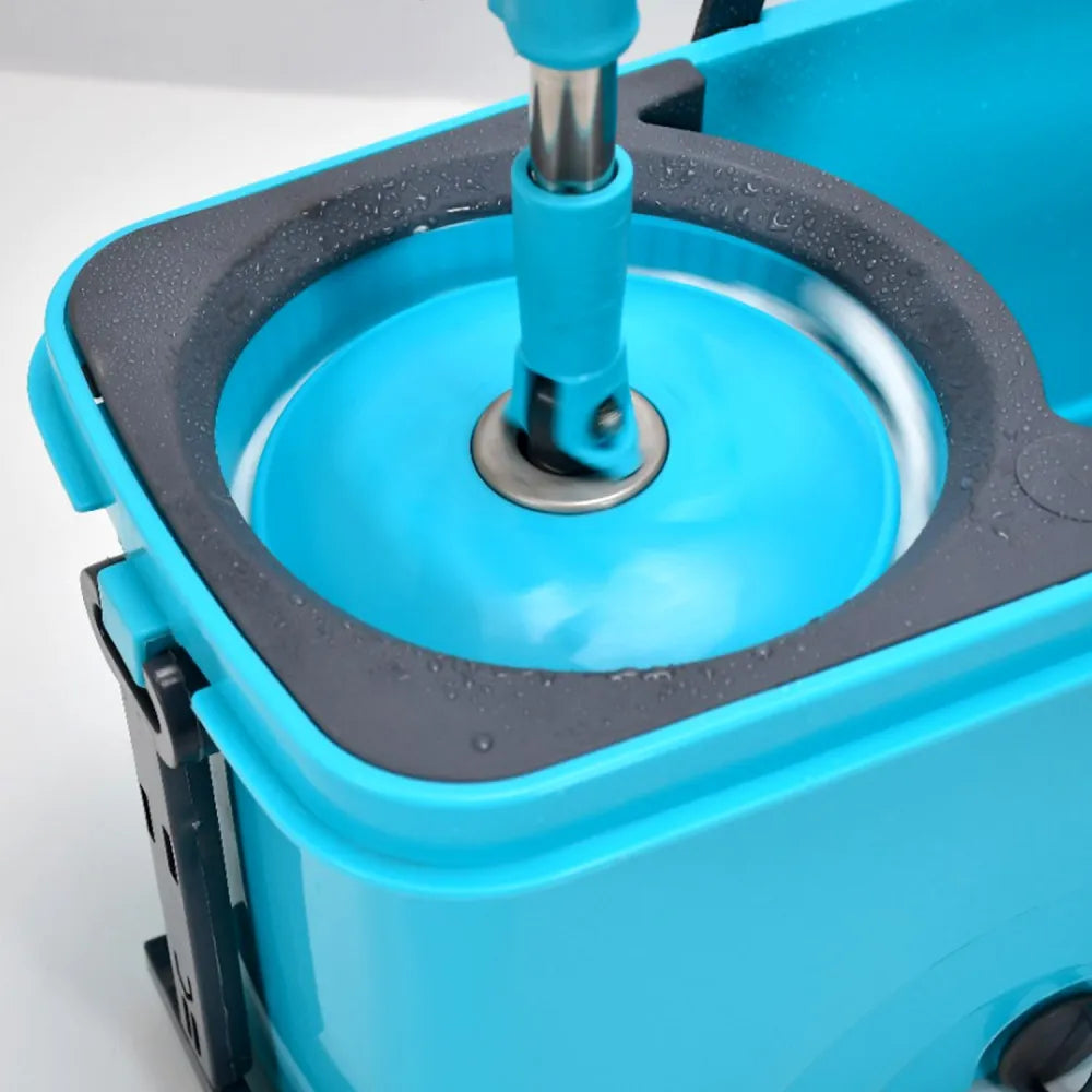 4028 quick spin mop plastic bucket floor cleaning easy wheels big with - home improvement