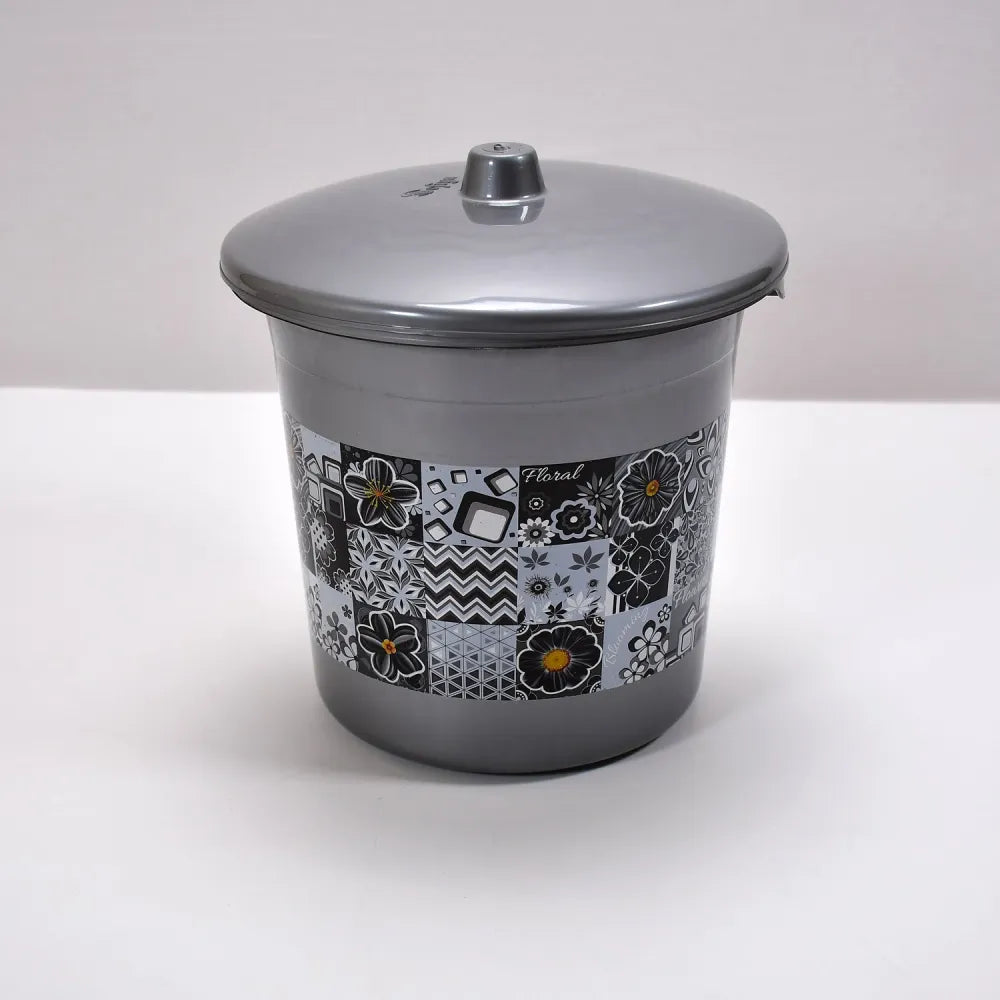 4050 large capacity plastic bathroom set of 7pieces (1pc big tub 1pc bucket1pc dustbin mug soap case dustpan stool)