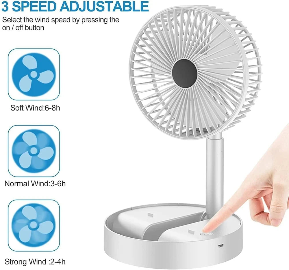 Rechargeable Mini Table Fan
