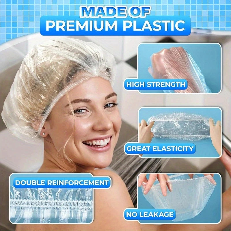 Extra-Thick Disposable Shower Caps