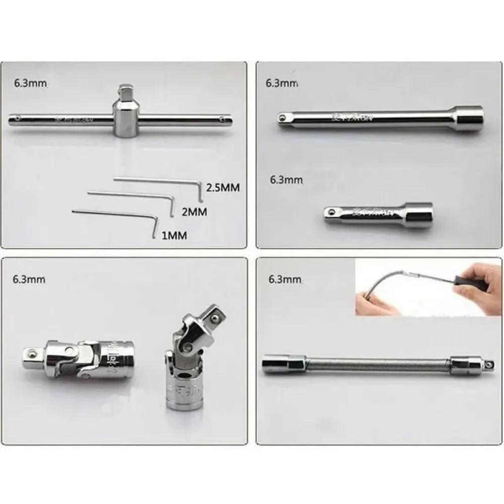 46-in-1 compact tool kit