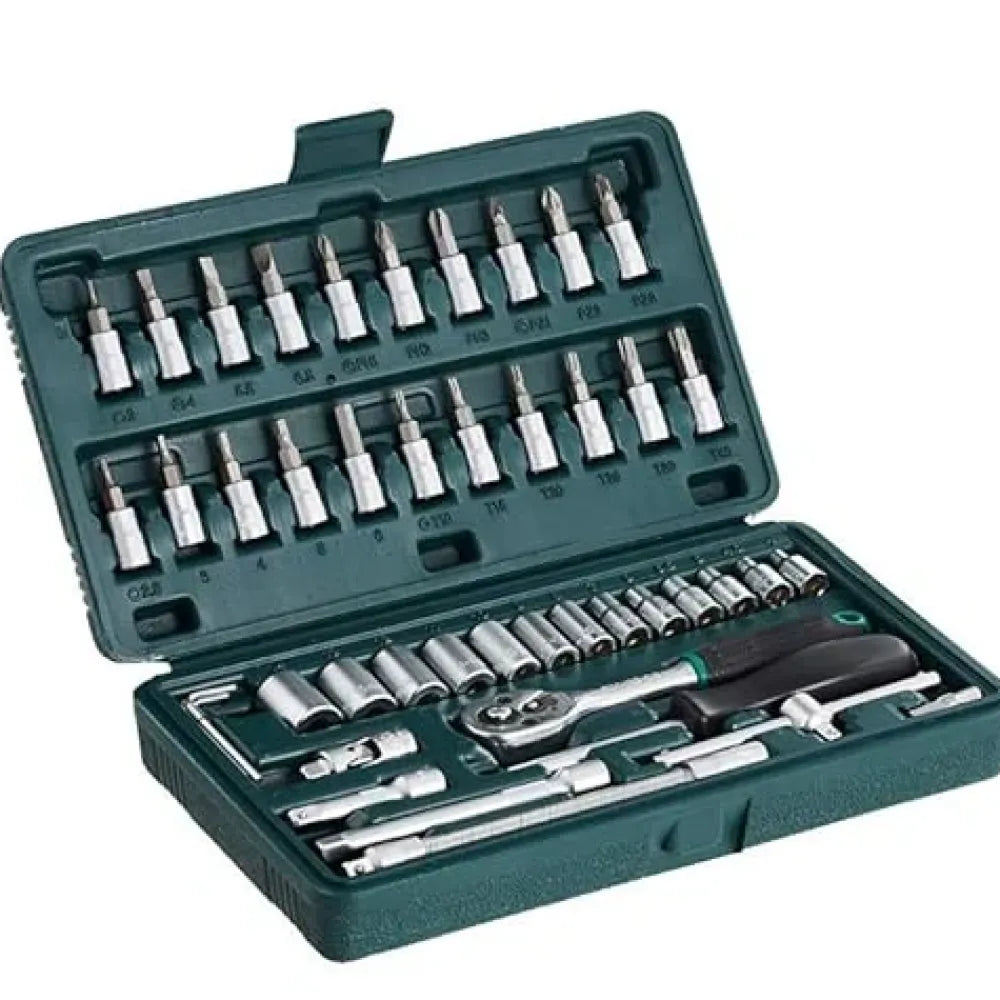 46-piece 1/4’’ socket set - hardware